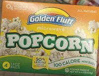 Mängden socker i Golden Fluff 100 Cal Microwave Popcorn
