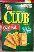Mängden socker i Club Crackers Original 5.25Oz