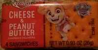 Mängden socker i Keebler Cheese & Peanut Butter Sandwich Crackers