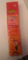 Mängden socker i Keebler toast and put butter crackers