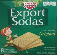 Mängden socker i export sodas