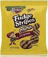 Mängden socker i Fudge Stripes Mini Cookies