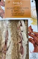 Mängden socker i Roast chicken & Bacon