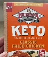 Mängden socker i Keto seasoning coating mix classic fried chicken