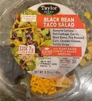 Mängden socker i Black Bean Taco Salad