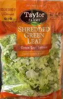 Mängden socker i Shredded Green Leaf Lettuce
