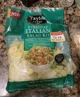Mängden socker i Italian salad kit
