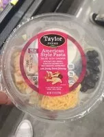 Mängden socker i American style pasta
