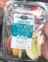 Mängden socker i Snack Pack fruit, nuts, and cheese