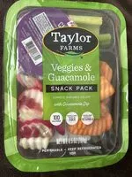 Mängden socker i Veggies & Guacamole Snack Pack