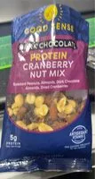 Mängden socker i Protein cranberry nut mix