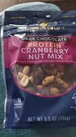 Mängden socker i Dark chocolate protein cranberry nut mix