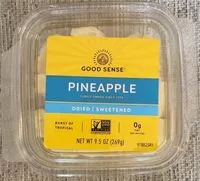 Mängden socker i Dried Sweetened Pineapple