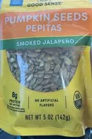 Mängden socker i Pumpkin Seeds Pepitas