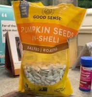 Mängden socker i Pumkin seeds in a shell