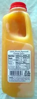 Mängden socker i 100% Fresh Squeezed Orange Juice