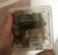 Mängden socker i Garlic & Herb Manzanilla olives