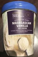 Mängden socker i Madagascan vanilla ice cream