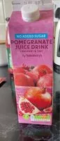 Mängden socker i Pomegranate juice drink