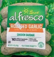 Mängden socker i Roasted garlic chicken sausage
