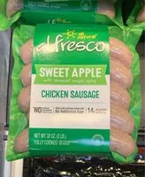 Mängden socker i Sweet Apple with Vermont Maple Chicken Sausage