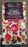 Mängden socker i Blackberry, Apple, Beetroot & Ginger Infusion Bags