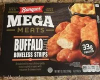 Mängden socker i Mega Meats Buffalo Style Boneless Strips