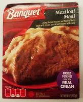 Mängden socker i BANQUET Basic Meatloaf Meal, 8 OZ