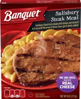Mängden socker i Salisbury steak meal