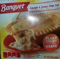 Mängden socker i BANQUET Breakfast Pot Pie Sausage Gravy, 7 OZ