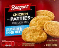 Mängden socker i Chicken breaded patties