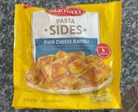 Mängden socker i Bertolli pasta sides four cheese ravioli
