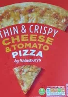 Mängden socker i Thin and Crispy Cheese and Tomato Pizza