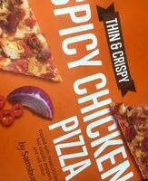 Mängden socker i Spicy chicken pizza