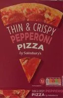 Mängden socker i Thin & Crispy Pepperoni Pizza