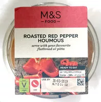Mängden socker i Roasted red pepper houmous