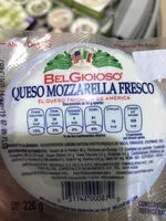 Mängden socker i Queso Mozzarella Fresco