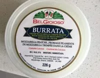 Mängden socker i Burratta