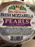 Mängden socker i Bel gioioso fresh mozzarella pearls