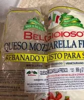 Mängden socker i Queso mozzarella fresco
