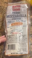 Mängden socker i Fresh Mozzarella Cheese
