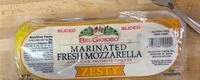 Mängden socker i Marinated fresh mozzarella zesty