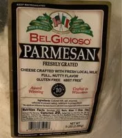 Mängden socker i Freshly Grated Parmesan