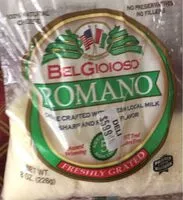 Mängden socker i Freshly Grated Romano Cheese