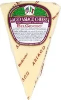 Mängden socker i Cheese wedge asiago