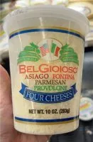 Mängden socker i Four cheeses asiago fontina parmesan provolone