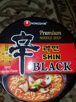 Mängden socker i Shin noodle black cup