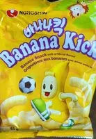 Mängden socker i Banana Kick banana snack