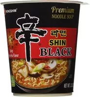 Mängden socker i Shin black premium noodle soup