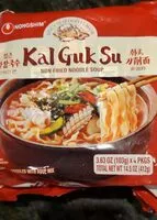 Mängden socker i Kal Guk Su nonfried noodle soup